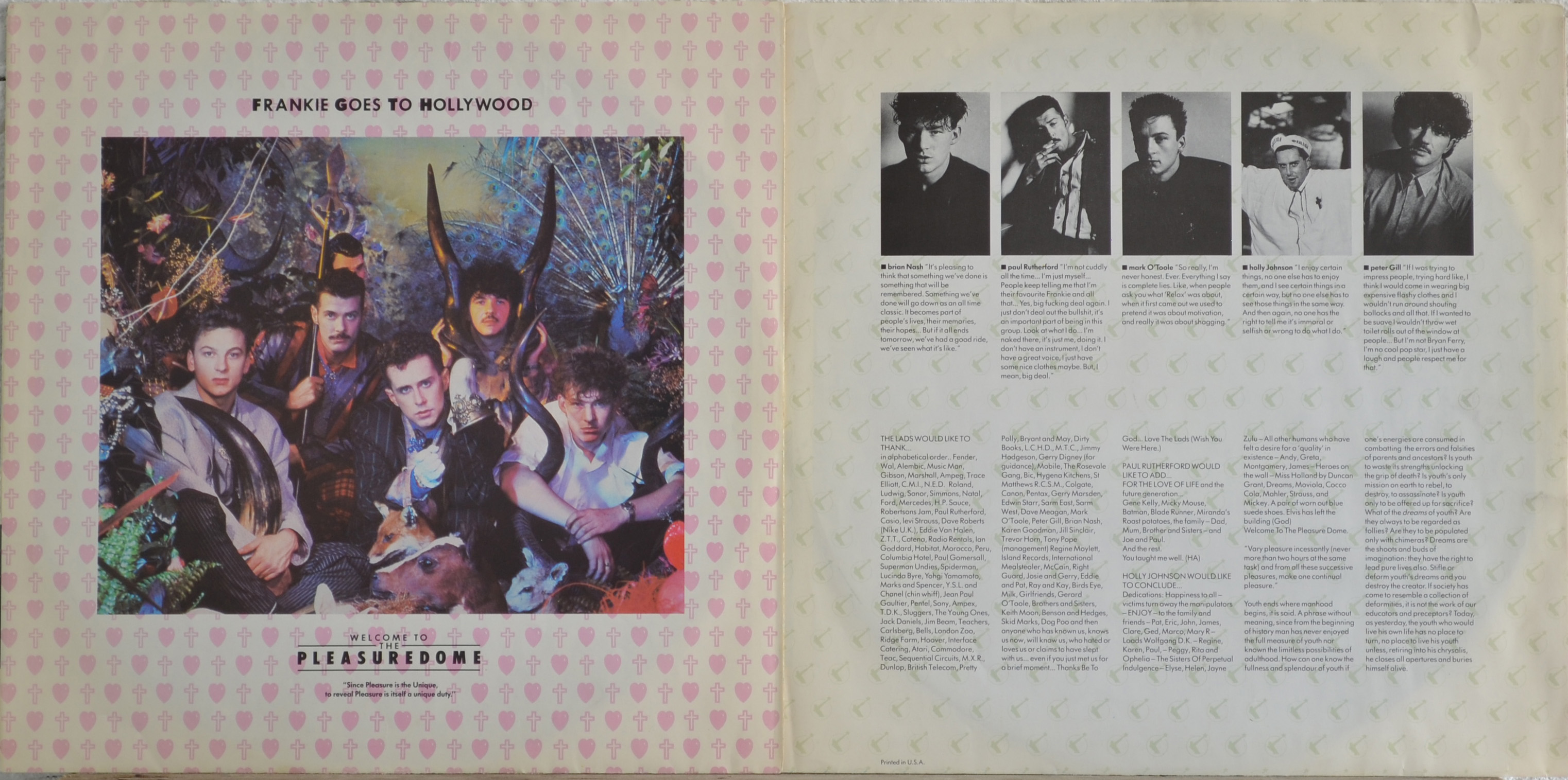 Pleasuredome, USA